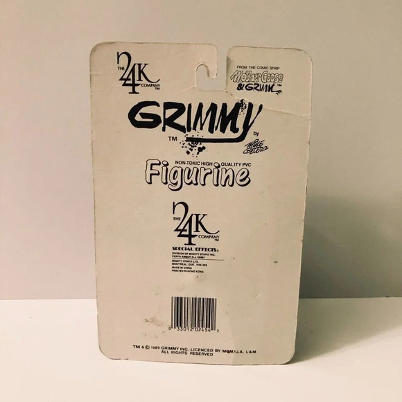 Vintage  1989 Grimmy Love Message Figurine 3 Inch Mother Goose and Grimm - Picture 9 of 12